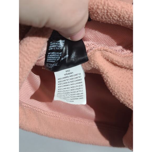 The North Face TKA Attitude 1/4-Zip Fleece Pullover Small Pink EUC NF0A5J6H - Picture 6 of 6